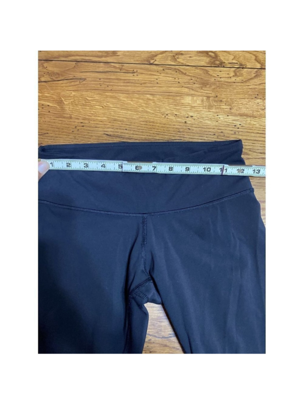 Lululemon Wunder Under Full On Luon Crop Leggings Black 21” Women’s Size 6 - Picture 4 of 8